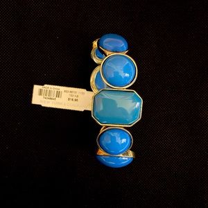 Never Worn!   New York & Company blue stretchy bracelet.